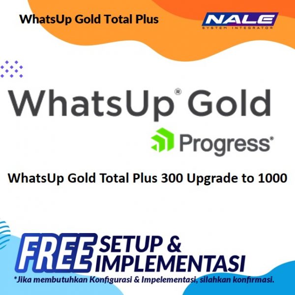 WhatsUp Gold Total Plus 300 Upgrade to 1000